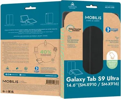 Zdjęcie produktu dla Mobilis 068010, Etui z klapką, Samsung, Galaxy Tab S9, 37,1 cm (14.6"), 268 g