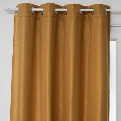 Produktbild von Verdunkelnder vorhang "elena" senfgelb 140x260cm - Atmosphera créateur d'intérieur