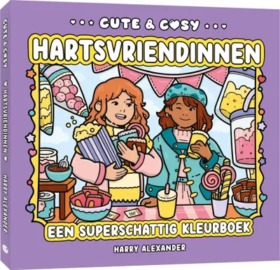 Produktbild von Kluitmans süßes, gemütliches Beste-Freunde-Malbuch