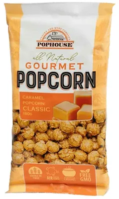 Immagine prodotto di Pophouse Gourmet Popcorn al caramello classico 180 g