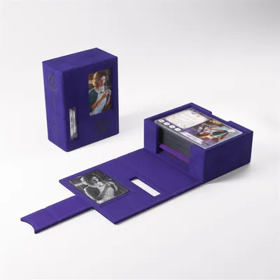 Produktbild von Gamegenic Deckbox Arkham Horror Mystic Purple - Premium Kartenbox