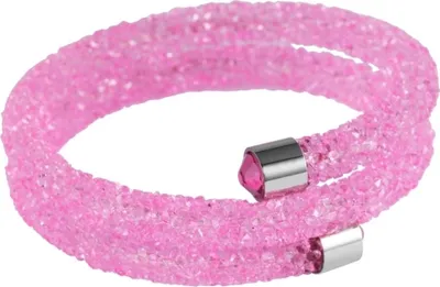 Produktbild von Akzent Armreif aus Edelstahl und Kunststoff in Rosa