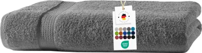 Produktbild von Badetücher 100x150 cm aus 100% Baumwolle, Duschtuch Frottier Handtücher 500g/m2