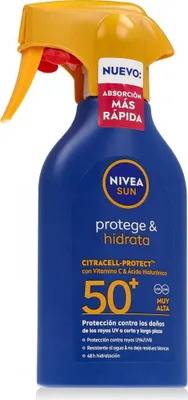 Zdjęcie produktu dla Nivea Spray chroniący przed słońcem i nawilżający Spf50 270ml