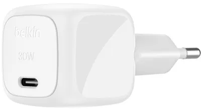 Produktbild von Belkin Netzladegerät USB-C 30W PD & PPS Techn. weiß WCA008kqWH