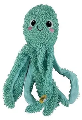Produktbild von Robustes Hundespielzeug Oktopus blau 43x16x10 cm für Kauspaß & Zahnreinigung