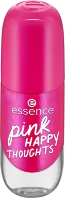 Produktbild von Essence Gel Nail, 8 ml, Pink, pink HAPPY THOUGHTS, Färbung, Metallisch, Flasche