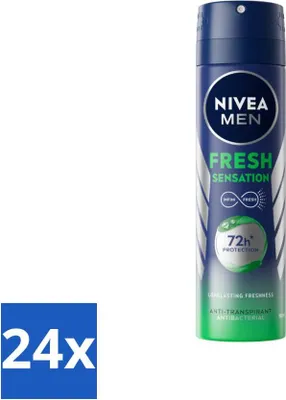 Produktbild von NIVEA MEN - Deodorant Spray - Frisches Gefühl - 150 ml - Vorteilspack - 24 Stücke