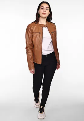 Produktbild von Maze Lederjacke 4202143 Damen cognac XXL
