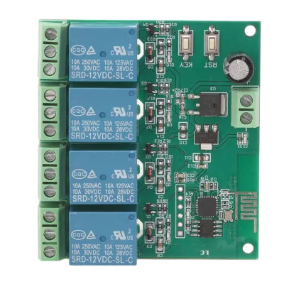 Image de module relais 4 canaux,Module relais WiFi,Module relais ESP8266,Carte relais,Module relais,Relais