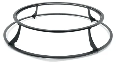 Image de Brasero rond - 80 x 80 x 100 cm - Acier allié