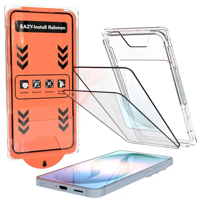 Produktbild von EAZY CASE - 2x Display Schutzglas kompatibel mit Samsung Galaxy S26, Glasfolie als Schutz, Blasenfrei Transparent, 9H Glas Transparent Clear