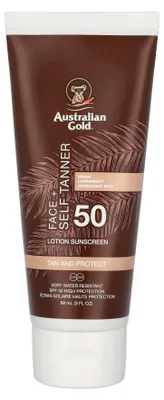 Immagine prodotto di Australian Gold Face+ Lozione autoabbronzante con protezione solare SPF50