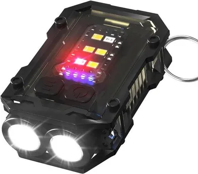 Zdjęcie produktu dla Mini latarka LED, 900 lm, ładowana przez USB, mała latarka EDC, 8 trybów świecenia, wodoodporna, do biwakowania, wędrówek i sytuacji awaryjnych.