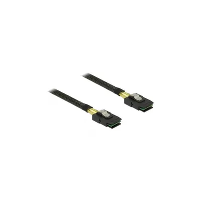 Produktbild von DeLOCK M/M SAS Cable, 0,1 m, SFF 8087, SFF 8087, Männlich/Männlich, Schwarz, Rot