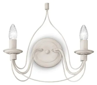 Obrázok produktu pre Ideal Lux CORTE AP2, Zarovnané, 2 žiaroviek, E14, IP20, Biela