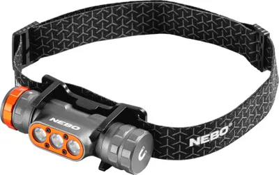 Zdjęcie produktu dla NEBO NEB-HLP-1001-H, Latarka czołowa, Czarny, Aluminium, Przyciski, Obrotowy, Ładowanie, 1 m