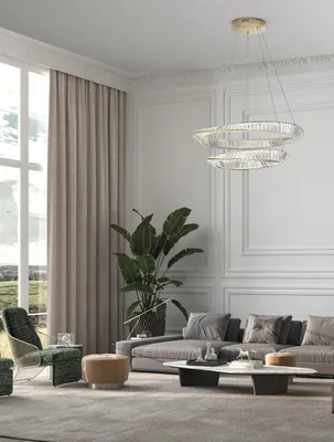 Produktbild von Nova Luce AURELIA LED Pendelleuchte Gold 72W Neutralweiss 150x80cm dimmbar 9333063