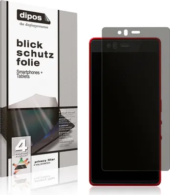 Produktbild von Blickschutzfolie für Fujitsu Arrows M04 Premium matt Schutzfolie Folie Display Schutz dipos