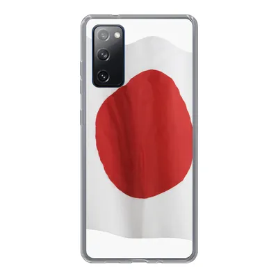Produktbild von MuchoWow® Handyhülle Schutzhülle Hülle für Samsung Galaxy S20 FE Die Flagge von Japan auf weißem Hintergrund Silikon Softcase Handy Hülle - Abdeckung