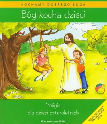 Obrázek produktu pro Bóg kocha dzieci Podręcznik z płytą CD Religia dla dzieci czteroletnich