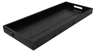 Imagen del producto de Countryfield, bandeja Dienblad, color negro, 24x60x4 cm