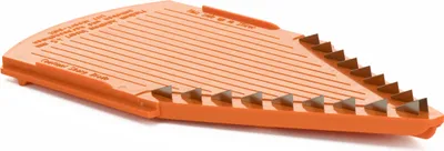 Produktbild von Börner Messereinschub 4,5mm - Zubehör für V1, V3, V6  Gemüsestreifen Gemüsehobel Zwiebelschneider Würfelschneider Juliennestreifen Küchenreibe Zubehör, Farbe:Orange