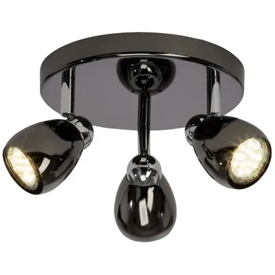 Produktbild von LED Spotrondell, Ø 33 cm, GU10, 3 W, 300 lm, Köpfe schwenkbar, Metall