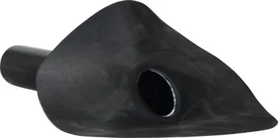 Produktbild von PREMIUMFOL® EPDM Dachabfluss/Regenabfluss 45° für Flachdach rund schwarz 63 mm