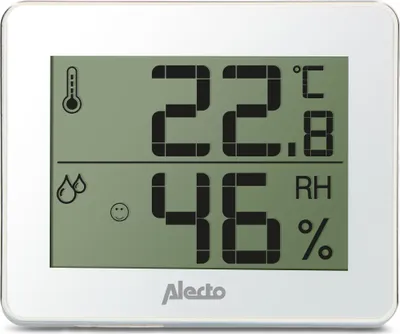 Zdjęcie produktu dla Alecto WS-55 - Cyfrowy termometr/higrometr, biały/srebrny