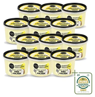 Produktbild von 12 x Organic Shop Body Scrub Ananas & Kokosnuss - 250 ml - Vorratspackung - 12 Stücke