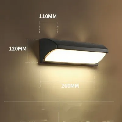 Produktbild von 30W Außenwandleuchte mit Bewegungssensor,Warmweißes Licht