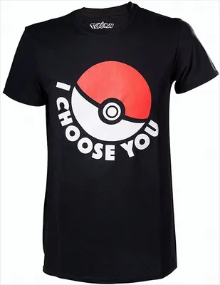 Produktbild von Pokémon T-Shirt -L- I Choose you, schwarz