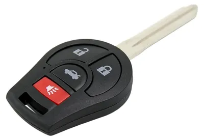 Zdjęcie produktu dla Kompletny programowalny klucz samochodowy z 3+1 przyciskami, kompatybilny z Nissan X-Trail, Sentra, Versa, Altima, Infiniti FX35, 45 – chip ID46, 433 MHz, FCCID CWTWB1U751 / CWTWB1U816