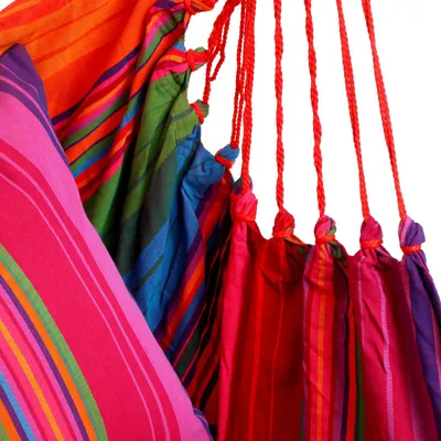 Produktbild von Hängesessel Hängesitz RELAX XL Streifendesign, Baumwolle, ohne Kissen, #272