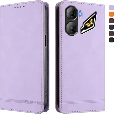 Obrázek produktu pro Pouzdro pro ZTE nubia Neo 3, retroPolyuretankožené flip pouzdro s stojánkem a přihrádkami na karty Fialový