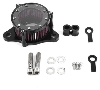 Obrázek produktu pro Systém sacího filtru – vzduchový filtr z hliníkové mřížky vyrobený technologií CNC, vhodný pro motocykly