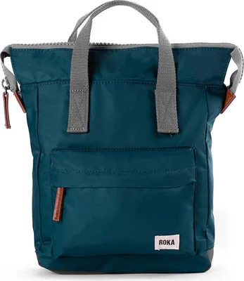 Produktbild von Roka London Bantry B Recycled Nylon Rucksack Grün,Blau S Grün,Blau S