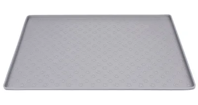 Produktbild von Haustiermatte Kleine Futternapfmatte graue Packung 1 Stück.