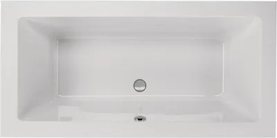 Imagen del producto de Bañera rectangular Schröder, modelo Lupor, de 170x75x49 cm, color blanco