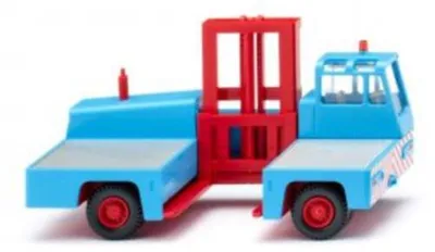 Produktbild von Wiking Seitenstapler - hellblau/rot 066703
