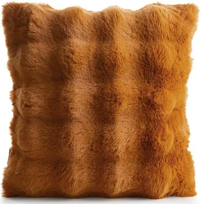 Image de EUROFIRANY | Housse de coussin décorative - orange - 45 x 45 cm - Housse de coussin - Housse de coussin - Housse de coussin décorative