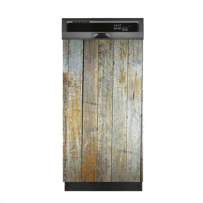 Produktbild von Magnete Dekorative 45x80 cm Küche Magnetmatte Spülmaschine - Dunkle Holz