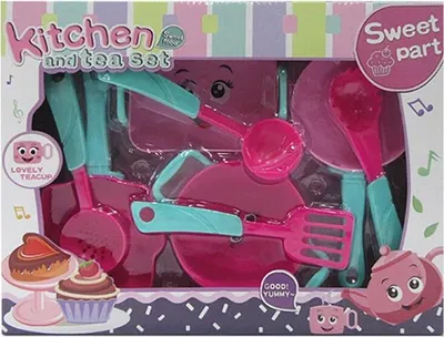 Image de Set de vaisselle 8 pièces (Jouets, Jeu de rôle : Ménage)
