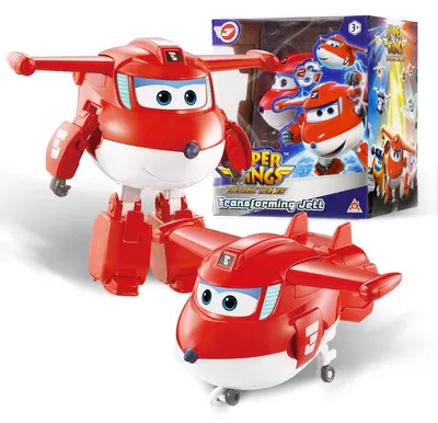 Zdjęcie produktu dla Zabawka do skladania - Samolot i robot - ok. 12,7 cm - Dla dzieci od 3 lat - Transformacja 2 w 1