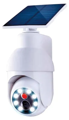Produktbild von LED Solar Licht mit Kamera Attrappe Panta Solar Security 360