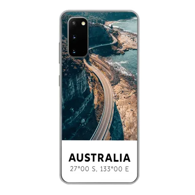 Produktbild von MuchoWow® Handyhülle Schutzhülle Hülle für Samsung Galaxy S20 Australien - Meer - Schnellstraße - Sommer Silikon Softcase Handy Hülle - Bild