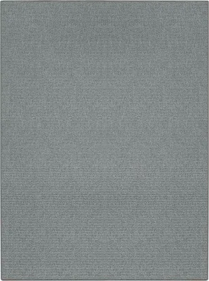 A close-up, full-frame view of a gray carpet with a subtle woven texture.
