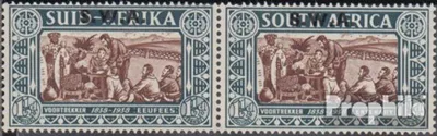 Produktbild von Briefmarken Namibia - Südwestafrika 1938 Mi 202-203 waagerechtes Paar postfrisch Voortrekker