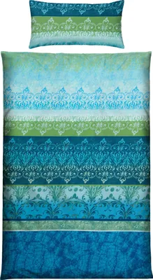 Produktbild von Erwin Müller Bettwäsche blau 1x 155x220 cm + 1x 40x80 cm